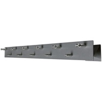 SZ METALL Wandgarderobe 50134 silber Metall 11 Haken 100,0