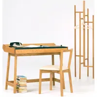 WoodMan Schreibtisch Brompton Eiche massiv / Braun