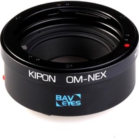 Kipon Adapter Olympus OM auf Sony E (0.7x), Objektivadapter,