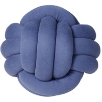 Nordic coast company Knotenkissen 30 x 30 cm Blau