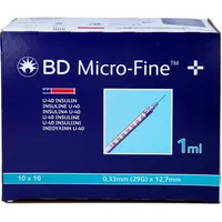 ToRa Pharma GmbH BD Micro-fine+ Insulinspr.1 ml U40 12,7