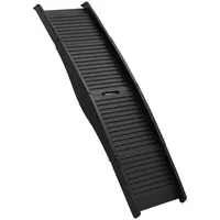 VidaXL Hunderampe Klappbar Schwarz 153x40x12,5 cm Kunststoff