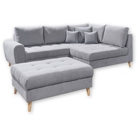 Ed exciting design Alice Ecksofa Hocker - light grey