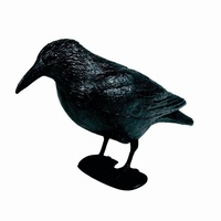 Siena Garden Rabe Kunststoff 38cm schwarz mit Stab +