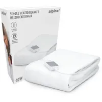 Alpina Heizdecke Wärmedecke 80 x 150 cm Weiß