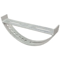 DAPRONA Halter für Laufrost Am Dach 25cm Stahl Verzinkt