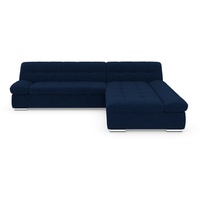 DOMO collection Ecksofa DOMO COLLECTION "Mona L-Form", blau (marine),