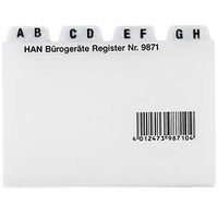 HAN Karteikartenregister A-Z transparent