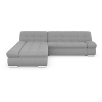 DOMO collection Ecksofa DOMO COLLECTION "Mona L-Form", silber, B:297cm