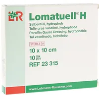 ToRa Pharma GmbH Lomatuell H Salbentüll 10x10 cm steril