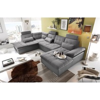 Ed exciting design Wohnlandschaft Jakarta, mit Bettfunktion, Bettkasten, Kopfstützen