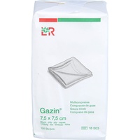 ToRa Pharma GmbH Gazin Mullkomp.7,5x7,5 cm unsteril 8fach Op