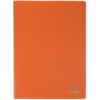 Exacompta 8x Sichtmappe aus PP 500μ, 80 Taschen Orange