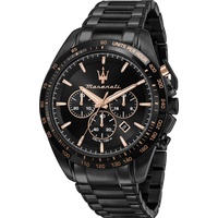 Maserati Traguardo R8873612048 Herrenuhr Roségold - schwarz