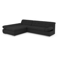 DOMO collection Ecksofa Mona L-Form, wahlweise mit Bettfunktion grau