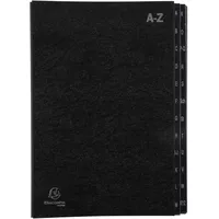 Exacompta 57024E Sammelmappe Karton Schwarz