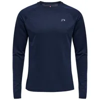 New Line Newline Core Running T-Shirt L/S, Schwarze IRIS,