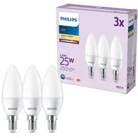 Philips LED-Birne 8719514460034 2,8W E14 warmweiß 3 St.