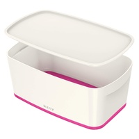 Leitz MyBox Aufbewahrungsbox 5,0 l perlweiß/pink 31,8 x 19,1