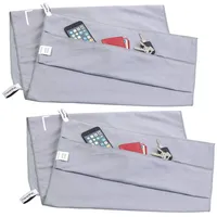 Pearl Mikrofaser Handtuchset 80 x 200 cm beige 2-tlg.