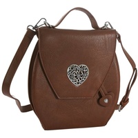 Dressforfun Henkeltasche Handtasche Herzmadl braun