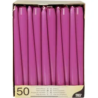 Papstar 50 STARPAK Kerzen fuchsia