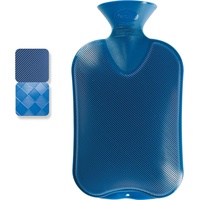 Fashy 6440.54 Wärmflasche Halblamelle, Blau