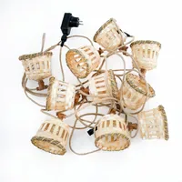 NEW GARDEN LED-Lichterkette Aurora Jute 8 m Weiß