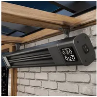 GGM Möbel Deckenheizstrahler | Schwarz | 3200W | 3
