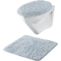 Erwin Müller Hänge-WC-Set 2-TLG. Rhodos Uni, WC-Vorlage, WC-Deckelbezug rutschhemmend