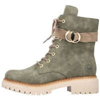 Rieker Schnürstiefelette Warmfutter für Damen Grün | Gr.: 38
