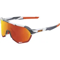 100% S2 soft tact grey camo/hiper red multilayer mirror