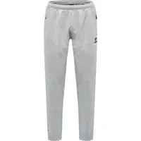 Hummel Move Grid Cotton Herren Casual Pants, Grey melange