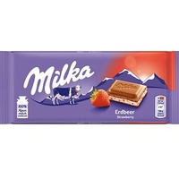 MILKA Erdbeer Schokolade 100,0 g