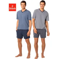 LE JOGGER Pyjama (Packung, 4 tlg 2 Stück), Schlafanzug