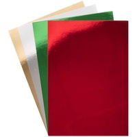 Baker Ross Metallic-A4-Pappe In Weihnachtsfarben (pro Set 20 Bastelbedarf