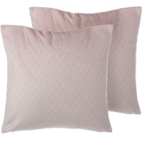 Beliani Pasque Dekokissen 45 x 45 cm Rosa