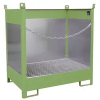 Bauer Südlohn Fass-Stapelpalette FSP-2 G, lackiert, Resedagrün