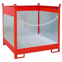 Bauer Südlohn Fass-Stapelpalette FSP-4 G, lackiert, Feuerrot