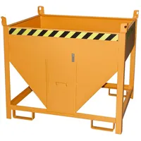 Bauer Südlohn Silobehälter SGS 50, lackiert, Gelborange