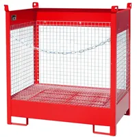 Bauer Südlohn Fass-Stapelpalette FSP-2 D, lackiert, Feuerrot