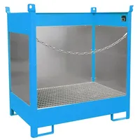 Bauer Südlohn Fass-Stapelpalette FSP-2 G, lackiert, Lichtblau
