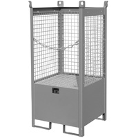 Bauer Südlohn Fass-Stapelpalette FSP-1 D, lackiert, Mausgrau