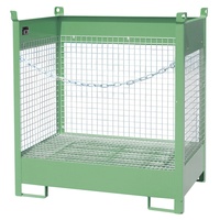 Bauer Südlohn Fass-Stapelpalette FSP-2 D, lackiert, Resedagrün