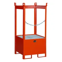 Bauer Südlohn Fass-Stapelpalette FSP-1, lackiert, Feuerrot