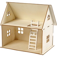 Creativ Company Puppenhaus zum Zusammenbauen, H 25 cm, Größe