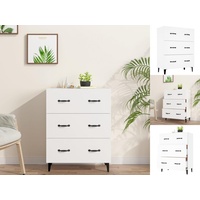 VidaXL Sideboard 69,5 x 90 x 34 cm weiß