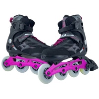 Fila Herren Wave 84 Inline Skate, Schwarz-Magenta, 40 EU