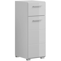 Xonox.home Badezimmer Badschrank Badkommode Standschrank Lina, weiß Hochglanz, 30
