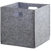 Sconto Aufbewahrungskorb ¦ grau ¦ Filz ¦ Maße (cm):